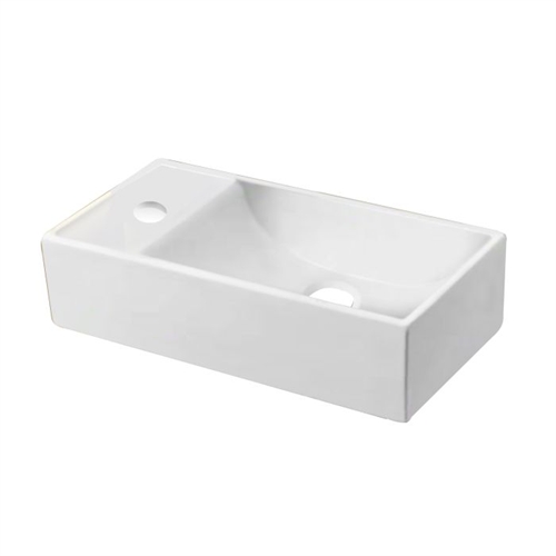 Aesthetic Line healthcare Vanity Basin - Right Hand Tap Hole